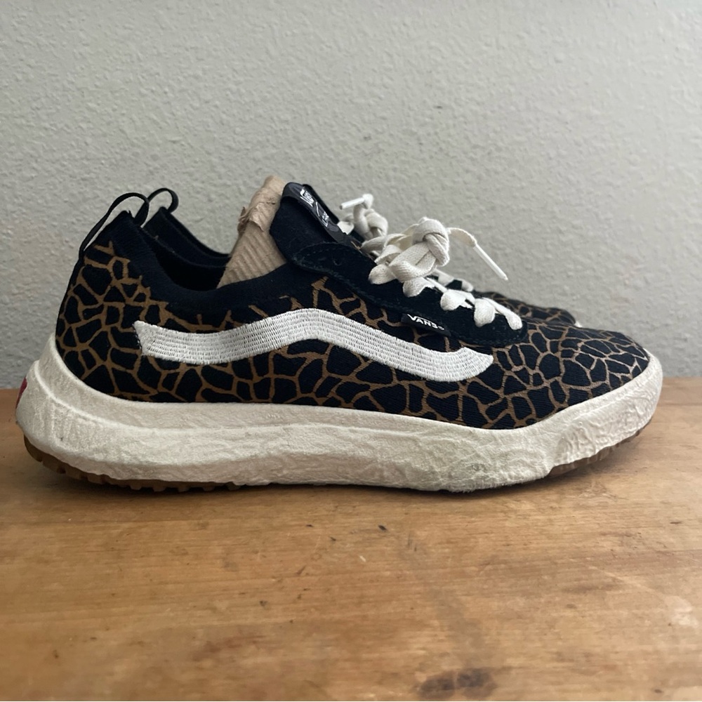 Vans Ultrarange VR3 Giraffe Brown Black 1310 Men’s Sneakers Sz 8 Women's Sz 9.5